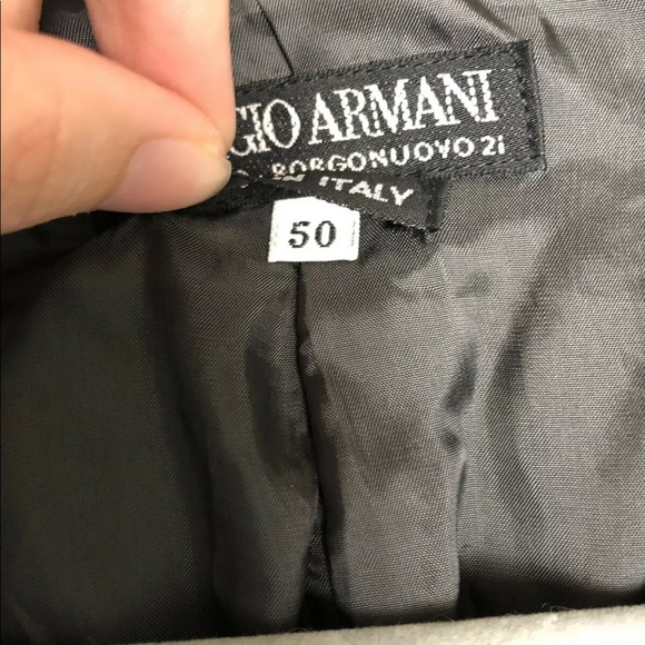 Giorgio Armani Men Blazer 100% Wool Sport Coat - Picture 3 of 7